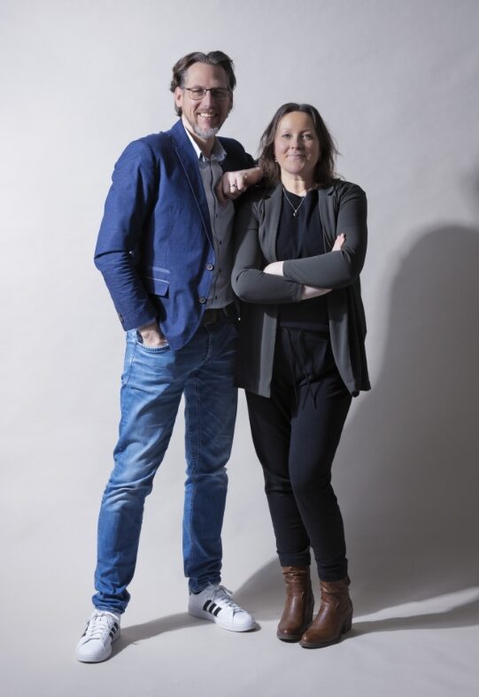 Foto van Sandra en Eelco, eigenaren van De Bouw-Ruimte